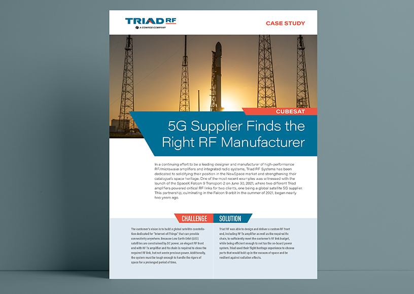 5G Supplier Finds the Right RF Manufacturer