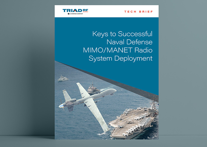 Keys to Successful Naval Defense Using MIMO/MANET Radio System Deployments